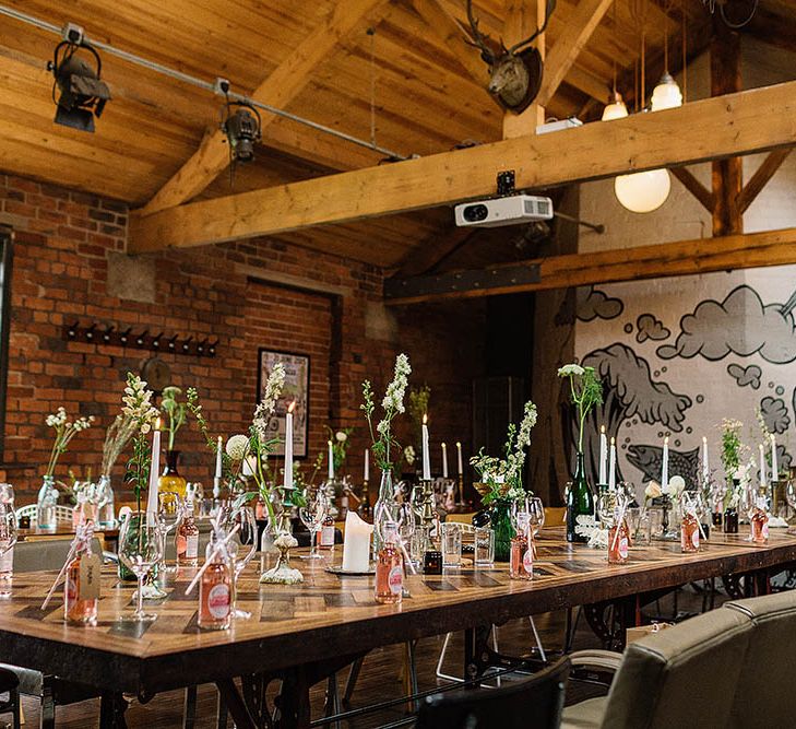 Stylish Industrial Wedding At The Chimney House Sheffield With Bride In Pronovias & Bridesmaids In Lilac Dresses From ASOS Images By Paul Joseph Photography