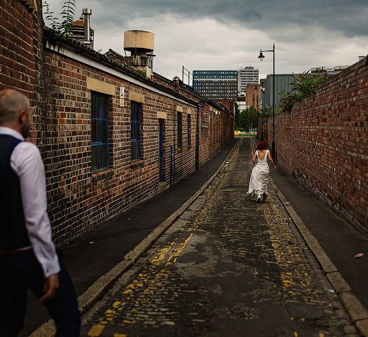 Stylish Industrial Wedding At The Chimney House Sheffield With Bride In Pronovias & Bridesmaids In Lilac Dresses From ASOS Images By Paul Joseph Photography