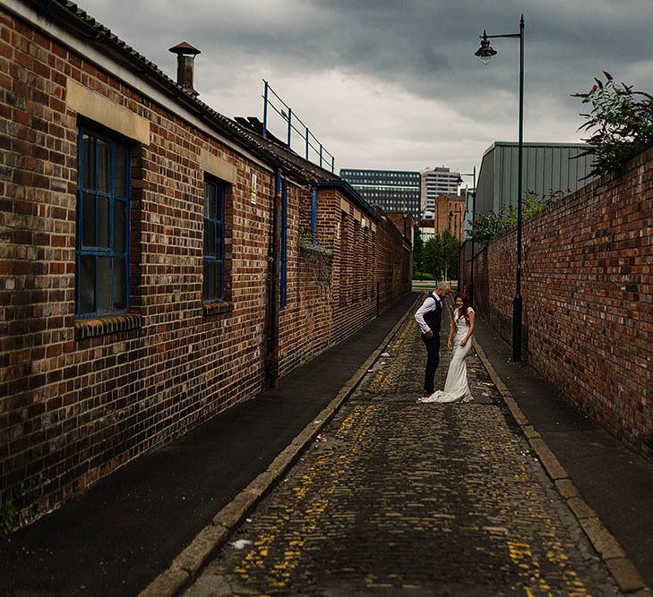 Stylish Industrial Wedding At The Chimney House Sheffield With Bride In Pronovias & Bridesmaids In Lilac Dresses From ASOS Images By Paul Joseph Photography