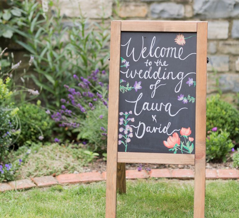 Wedding Chalkboard Welcome Sign