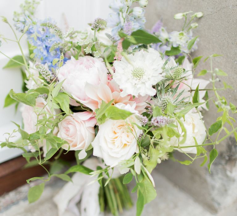 Summer Wedding Bouquet With Love In A Mist