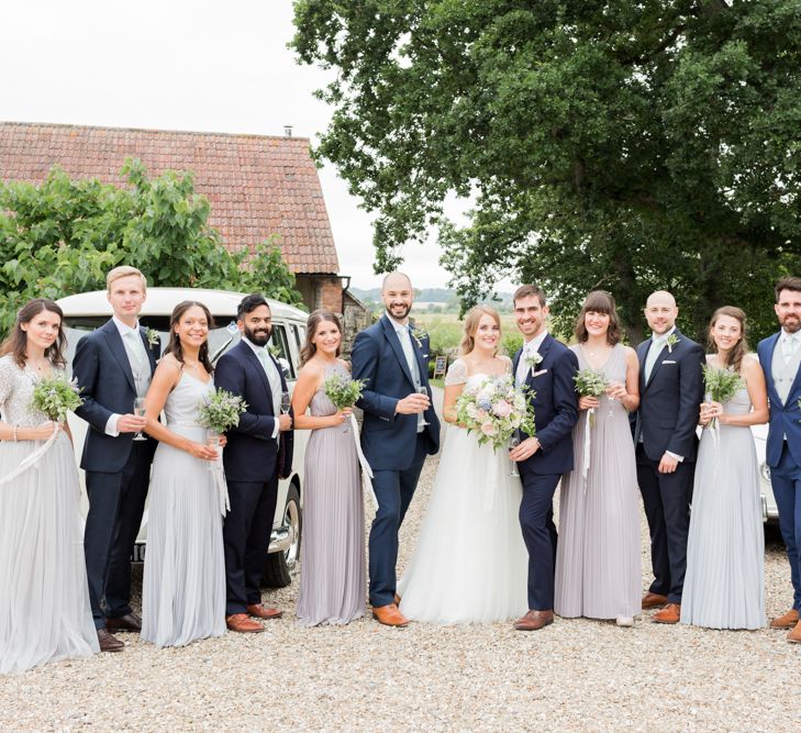 Elegant Wedding Party For Summer Wedding