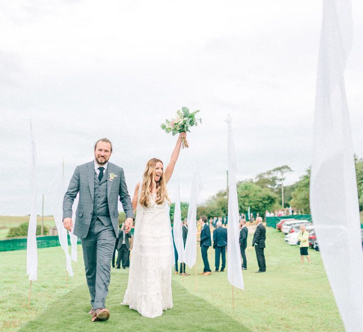 Bride in Yolan Cris Wedding Dress from Miss Bush Bridal | Matt Ethan Photography | In House Films