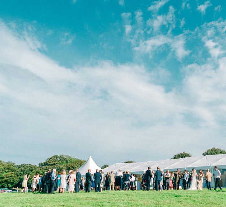 White on White Marquee with Eucalyptus | Matt Ethan Photography | In House Films