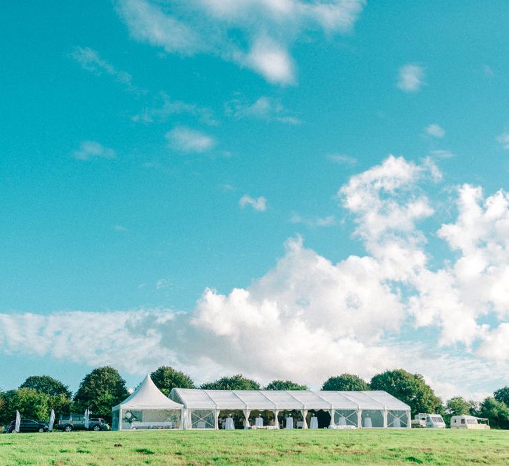 White on White Marquee with Eucalyptus | Matt Ethan Photography | In House Films