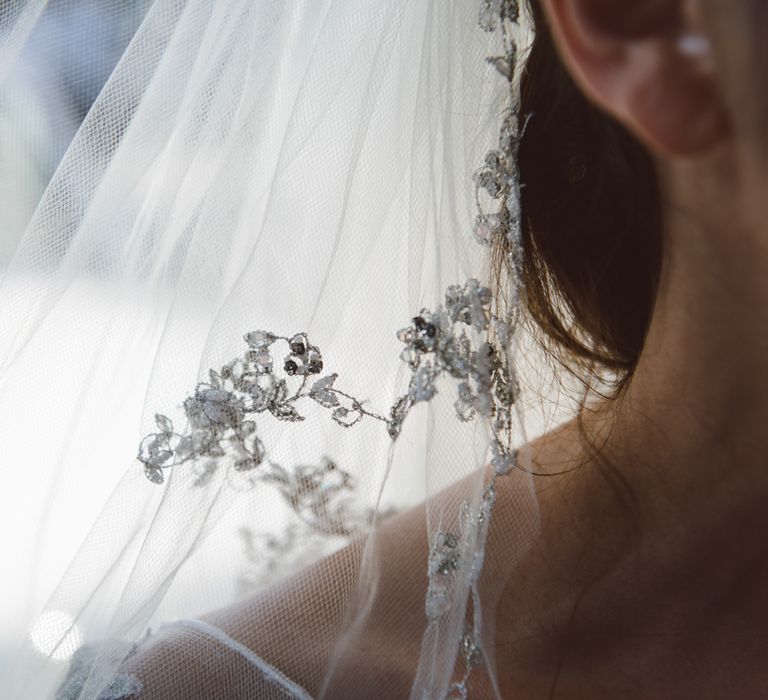 Detail On Brides Veil