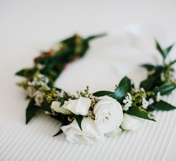 White Flower Crown | Chris Barber Photography