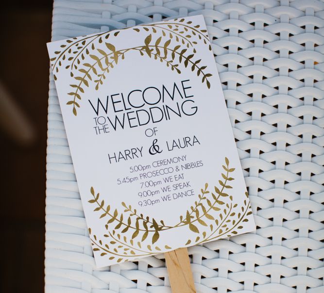 Fan Wedding Stationery | Chris Barber Photography