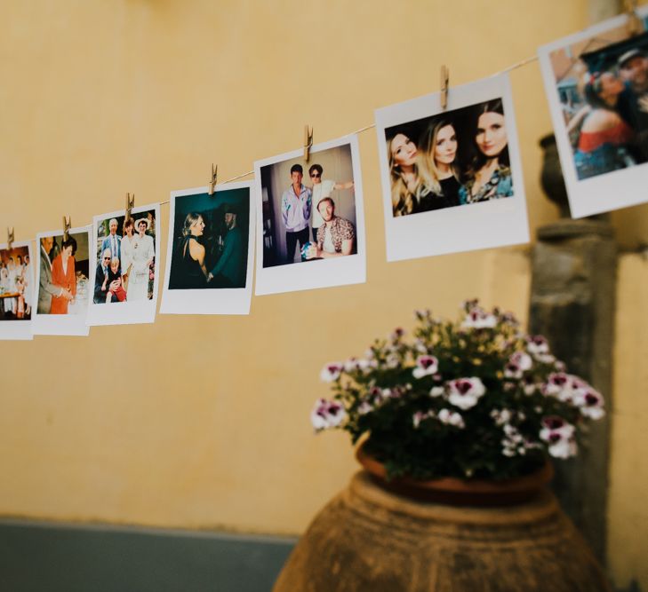 Polaroid Pictures Wedding Decor | Chris Barber Photography