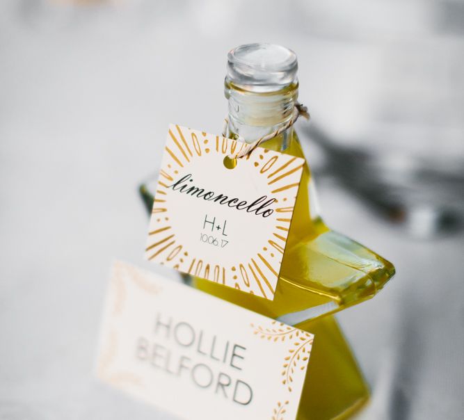 Limoncello Wedding Favours | Chris Barber Photography