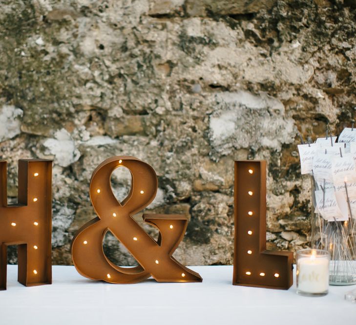 H & L Marquee Latters | Wedding Decor | Chris Barber Photography