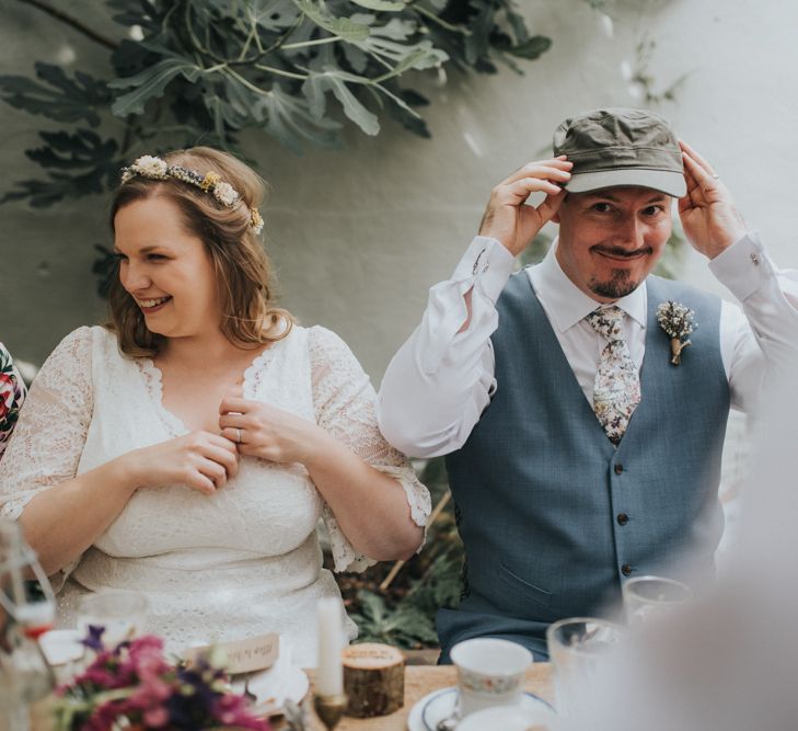 Bride & Groom at the Wedding Breakfast