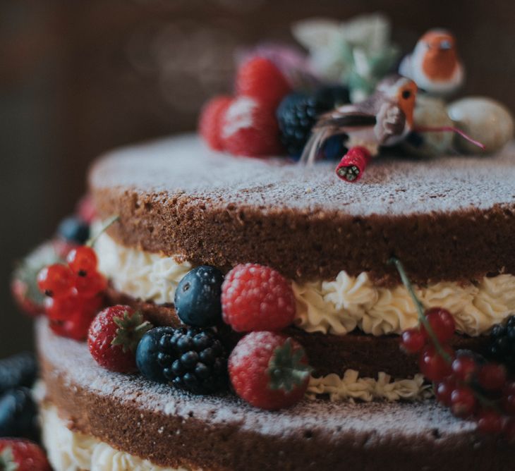 Homemade Naked Wedding Cake