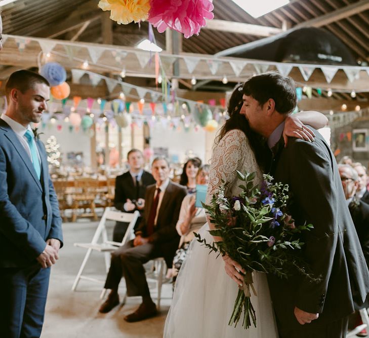 Rustic Barn Ceremony at Durhamstown Castle in Ireland