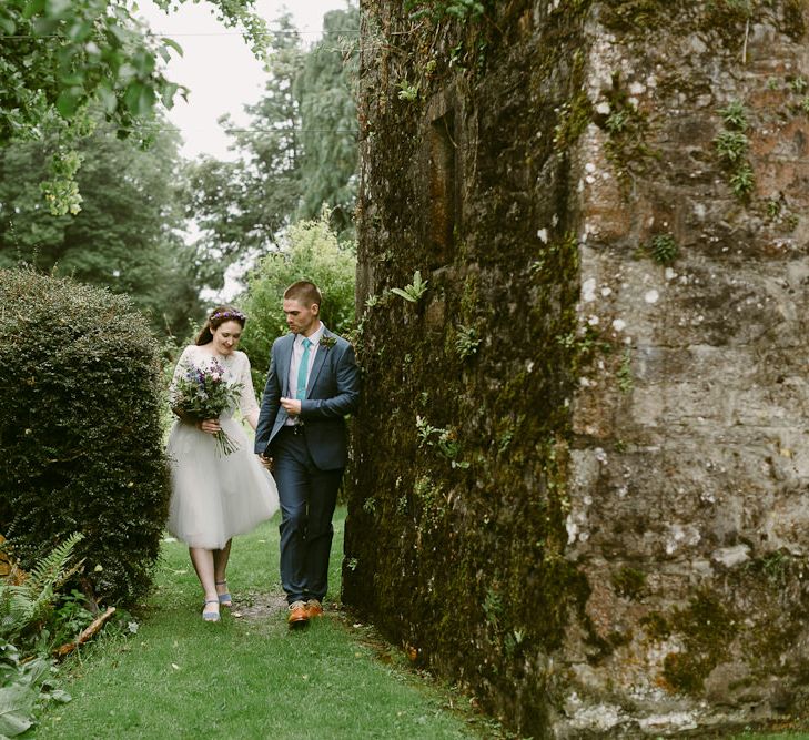 Bride in Lace Maudika Short Tea Length Wedding Dress