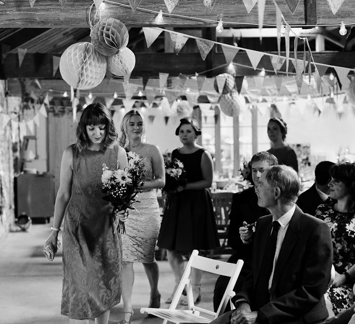 Rustic Barn Ceremony at Durhamstown Castle in Ireland