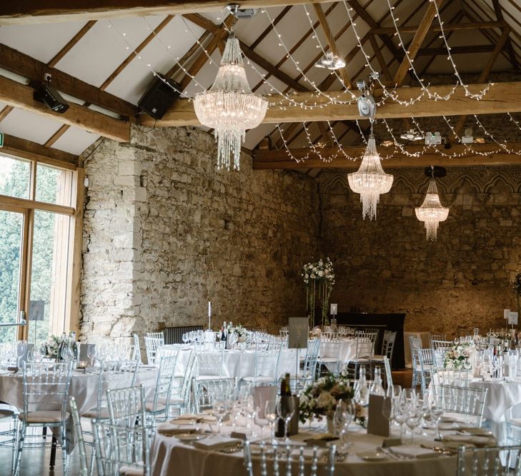 Rustic Barn Reception | Elegant Notley Abbey Wedding | Natalie J Weddings Photography