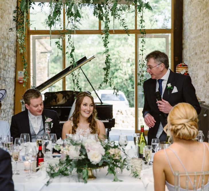 Wedding Speeches | Elegant Notley Abbey Wedding | Natalie J Weddings Photography