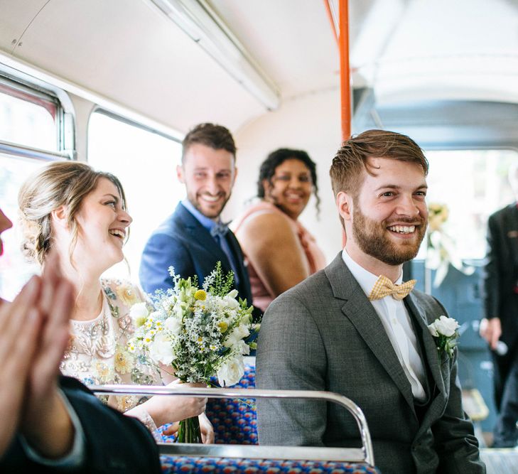 Red London Bus Wedding Transport