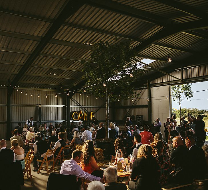 Industrial Wedding At Northumberland Airfield