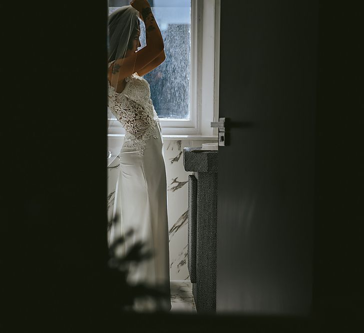 Bride Getting Ready For Wedding Day