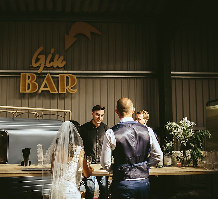 Gin Bar At Wedding