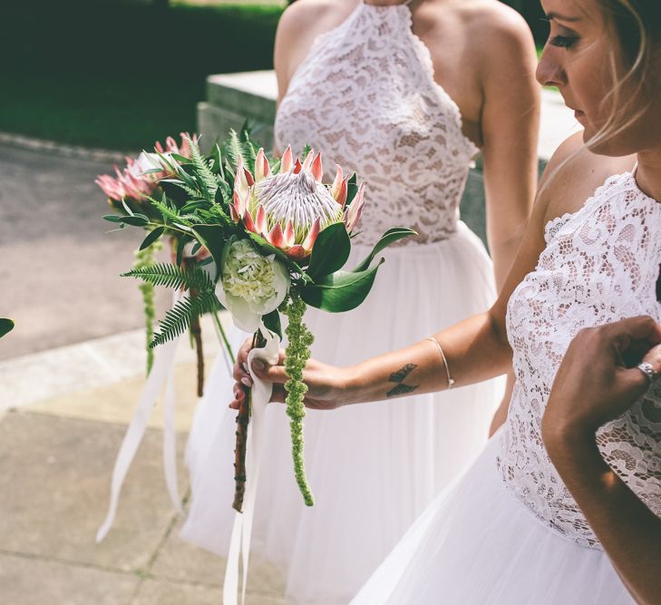 Protea Wedding Bouquets For Bridesmaids