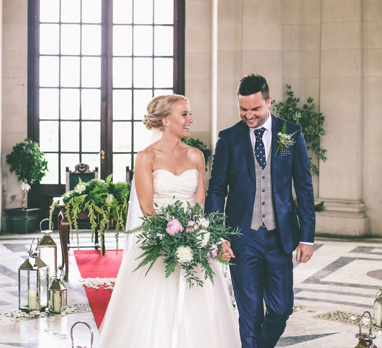 Bride & Groom At Ashton Memorial