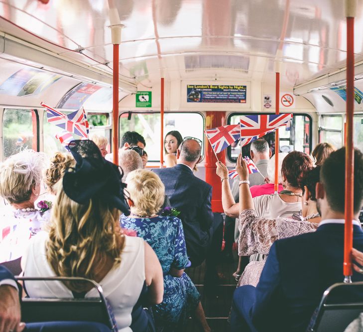 Red London Bus Wedding Transport