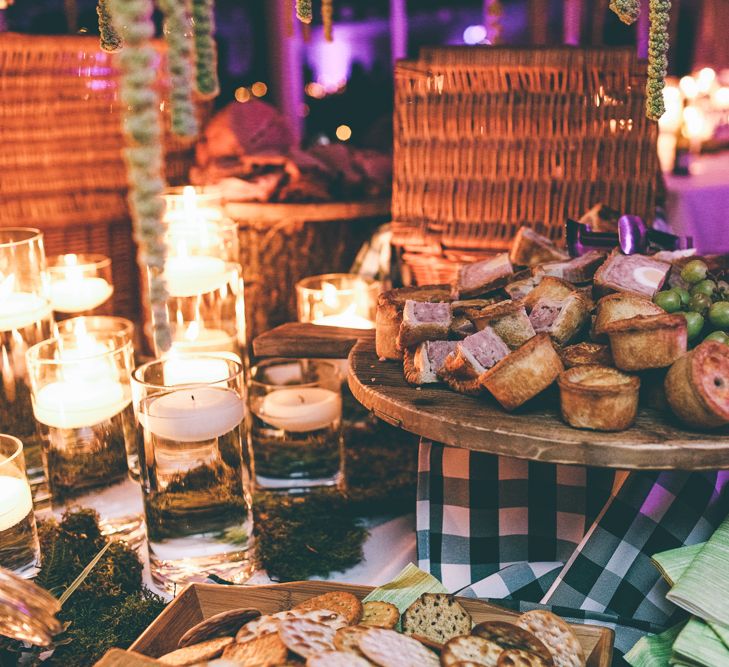 Pie Table Wedding Evening Food