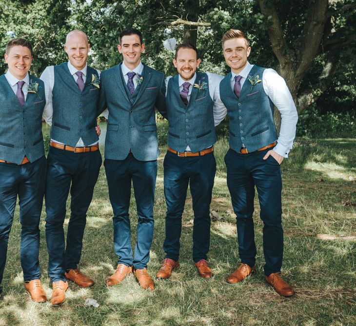 Groomsmen in Chinos & Waistcoats