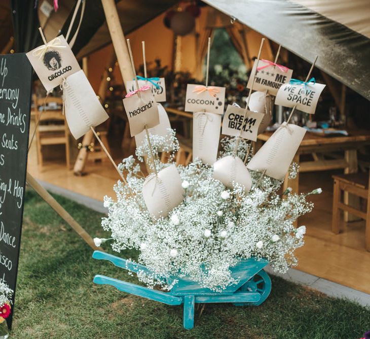 Wheel Barrow Table Plan