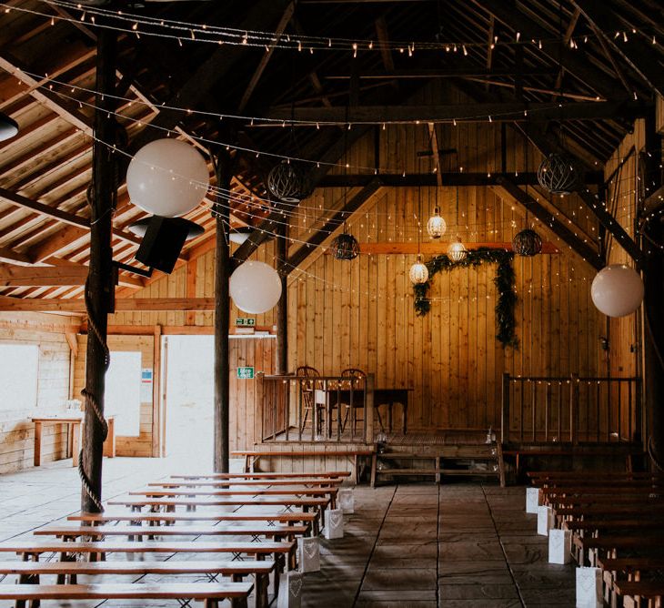 Rustic Wedding At York Maze