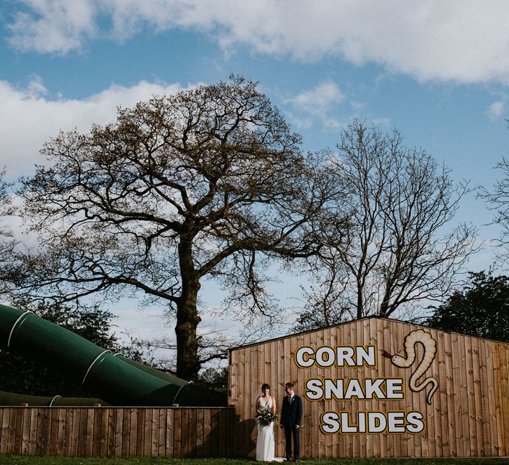 Rustic Wedding At York Maze