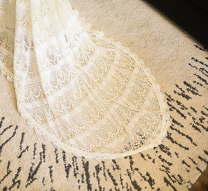 Lace 'Dylan' Daughters of Simone Wedding Dress