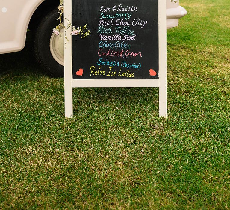 Blackboard Wedding Sign