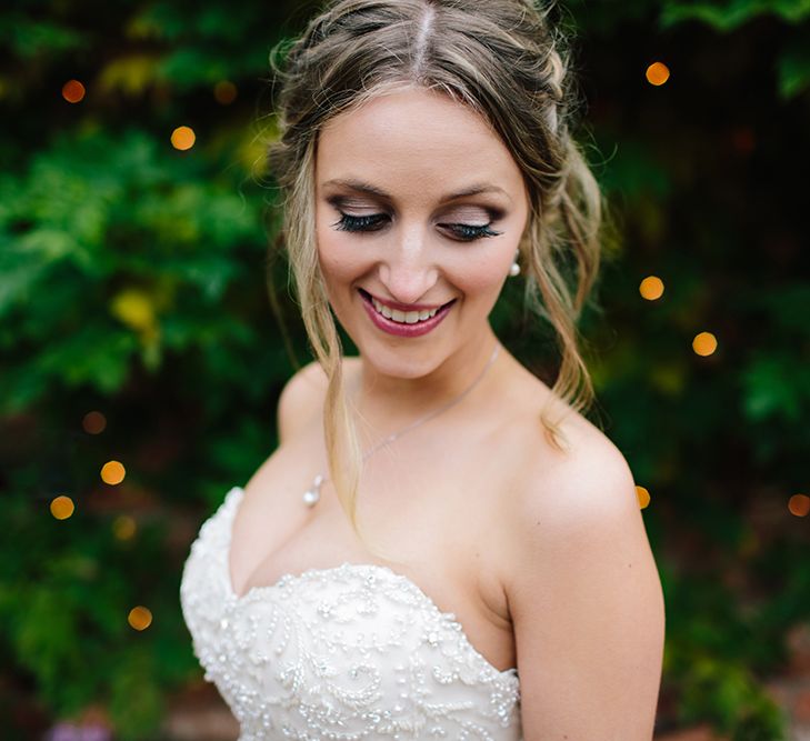 Bride in Sottero & Midgely Emsley Gown | Autumn Rustic Wedding at Curradine Barns | Jo Hastings Photography