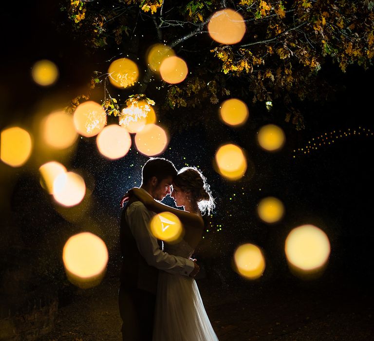 Bride in Sottero & Midgely Emsley Gown | Groom in Peter Posh Suit | Autumn Rustic Wedding at Curradine Barns | Jo Hastings Photography