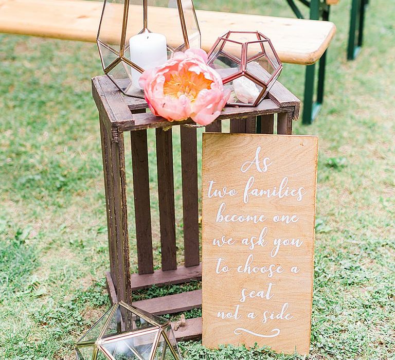 Rustic Aisle Wedding Decor | Marble, Copper & Greenery Wedding at Cripps Barn Cotswolds | Summer Lily Studio Photography