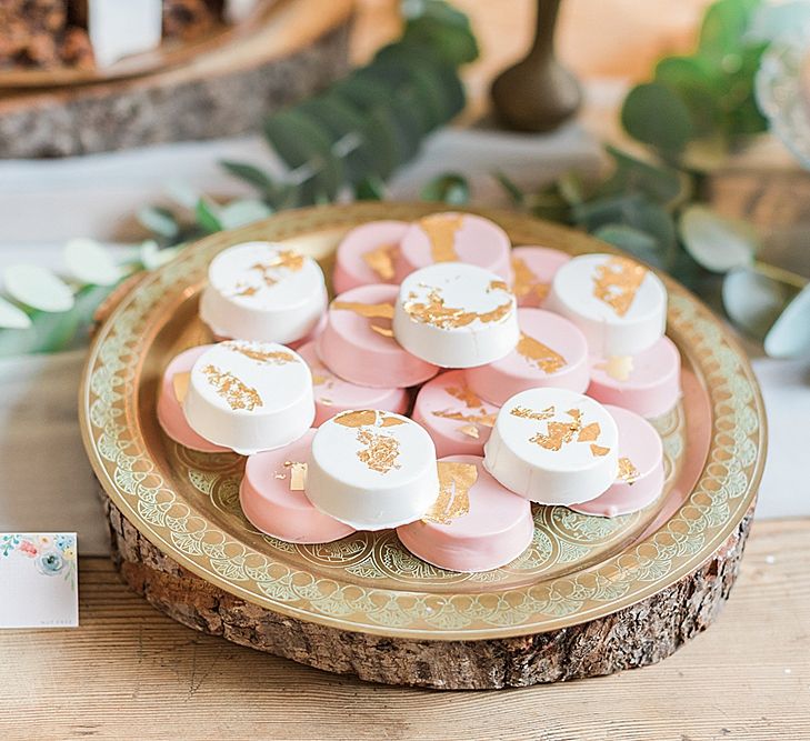 Wedding Treats | Marble, Copper & Greenery Wedding at Cripps Barn Cotswolds | Summer Lily Studio Photography