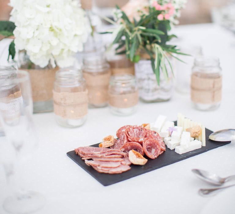 Serving Platter | Intimate Outdoor Destination Wedding at Kinsterna Hotel & Spa in Greece | Cecelina Photography