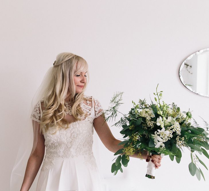 Bride in Alice Temperley Bluebell Gown | Stylish London Wedding | Eclection Photography