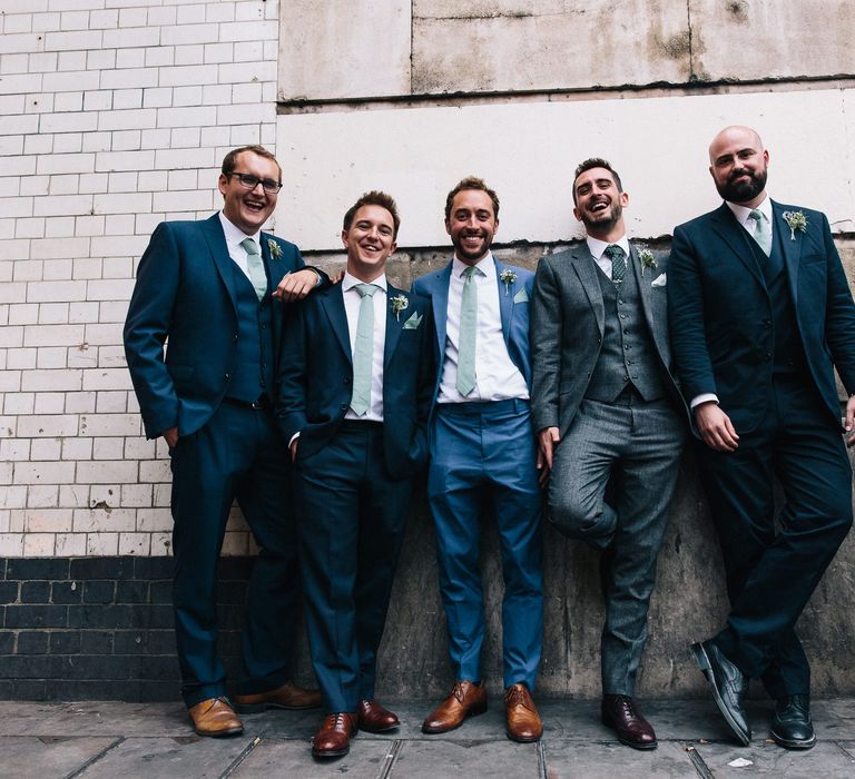 Groomsmen | Stylish London Wedding at Kachette | Eclection Photography