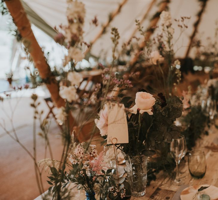 Epic Tipi Decor | Makatipi |The Hyde Estate West Sussex | Images by Louise Scott | Boho Bride | Images by Louise Scott