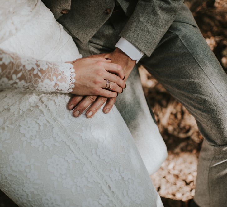 The Hyde Estate West Sussex | Boho Bride in Dreamers and Lovers Dress | Images by Louise Scott