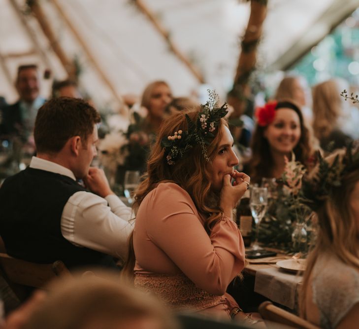 Reception | Makatipi |The Hyde Estate West Sussex | Images by Louise Scott | Boho Bride | Images by Louise Scott