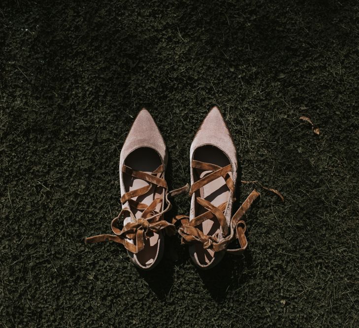 M&S Ballet style wedding shoes | Image by Louise Scott