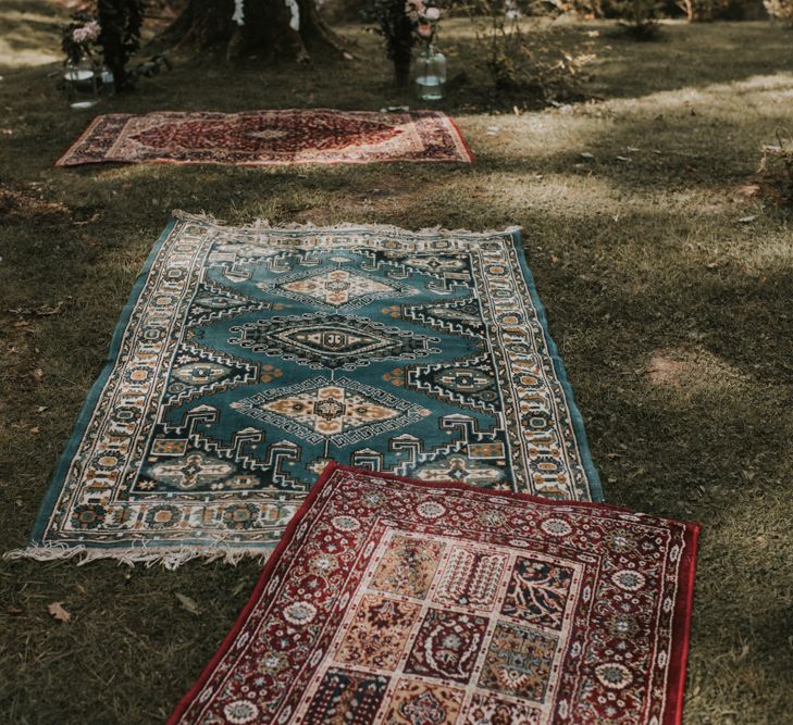 Outdoor wedding | Boho vibes | Image by Louise Scott