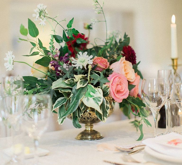 Peach, Coral, Pink, Fuchsia, Red & Burgundy Floral Decor by Westwood Design | Jacob & Pauline Photography | Pretty in White Films