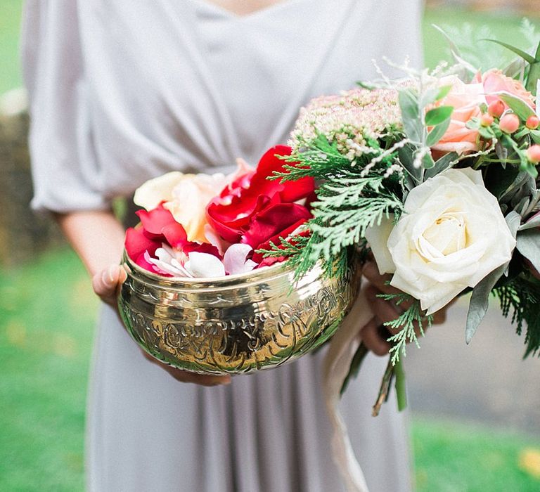 Bridesmaid in Grey Love Potion Dresses | Jacob & Pauline Photography | Pretty in White Films